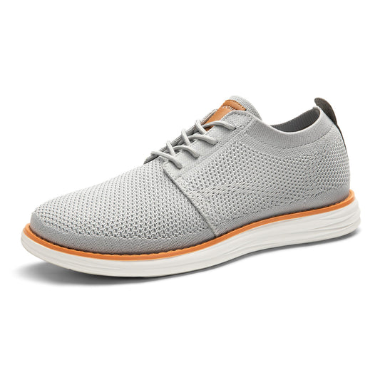 Bruno Marc Mens AirEaseⅠ Mesh Sneakers Oxfords Lace-Up Lightweight Casual Walking Shoes, Grey - 10(Grand-01)